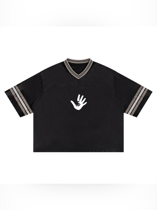 The Helpin Hands Project Other - Unisex Boxy Striped Jersey